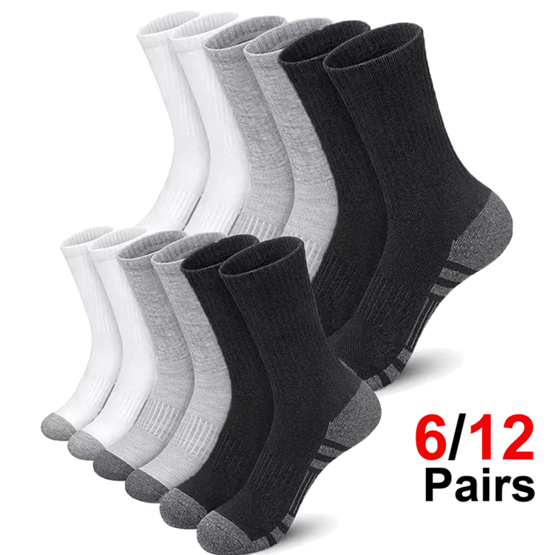Men's 6 Pairs Pack High Perfor - Cotton Crew Sock Pack recensione e prezzo