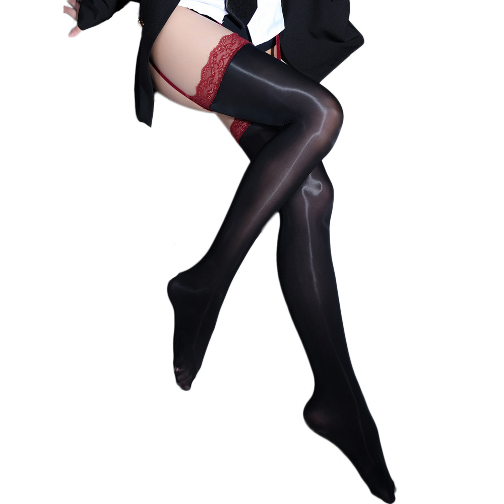 Patchwork Oil Glossy Shiny Pan - Tights Pantyhose Sheer recensione e prezzo