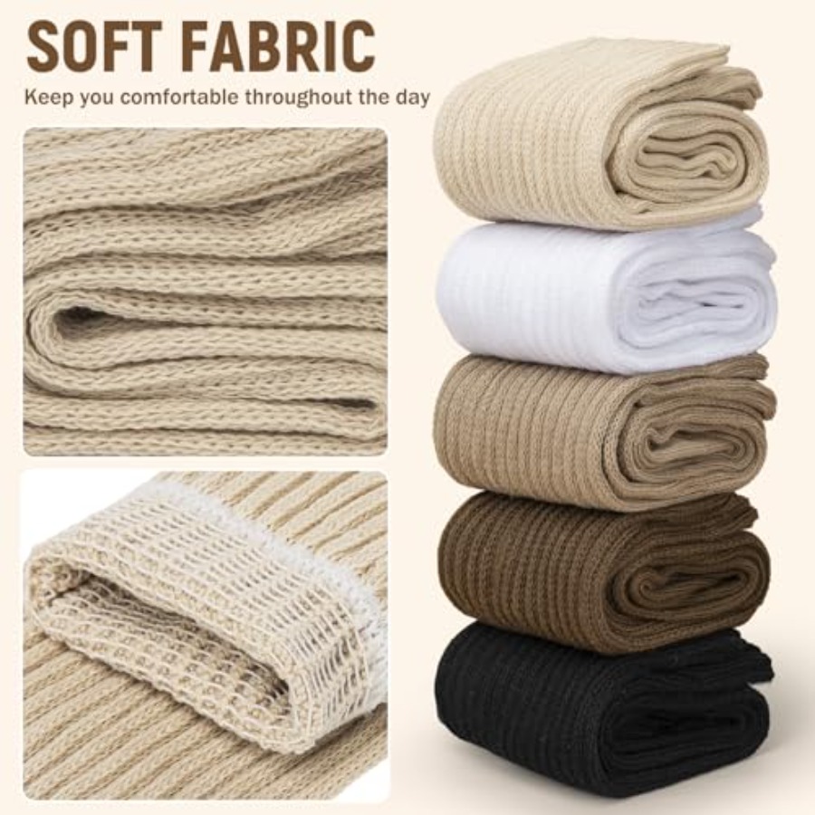 Chalier 5 Pairs Slouchy Socks  - Boot Sock Slouchy recensione e prezzo