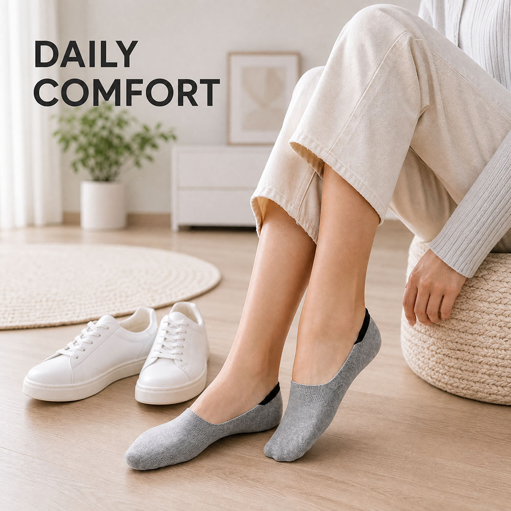 6 Pairs Unisex Cotton No Show  - Invisibility Sock Loafer recensione e prezzo