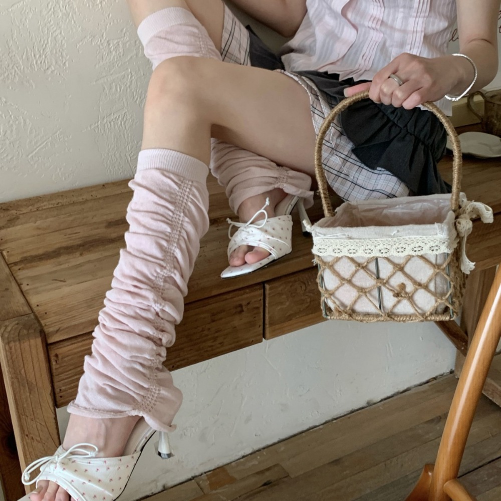 Pink Ruffle Bubble Slouchy Leg - Boot Sock Slouchy recensione e prezzo