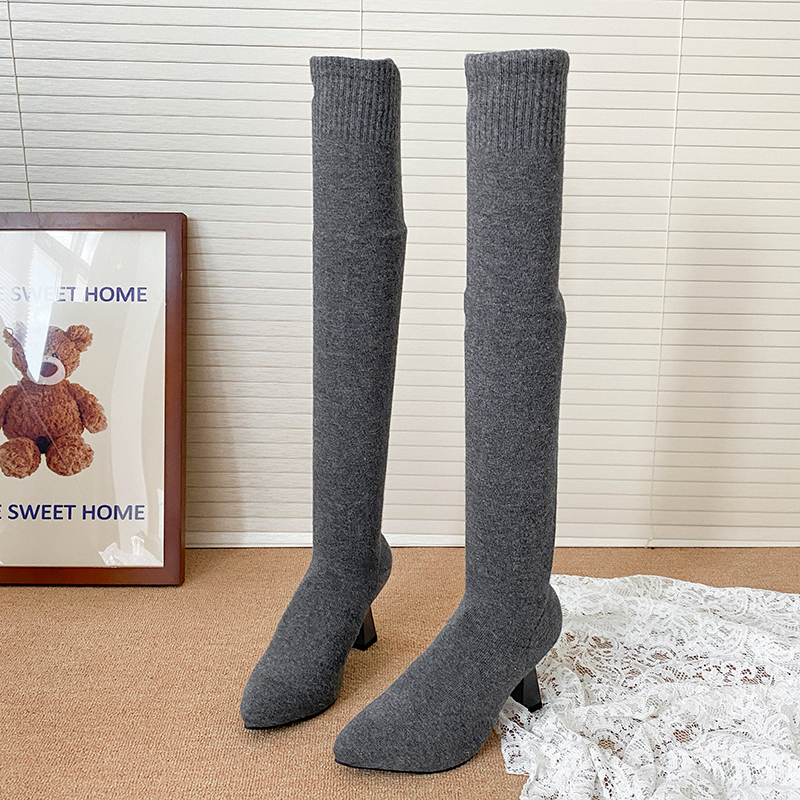 High Heels Women's Sock Boots  - Knee High Sock Women recensione e prezzo