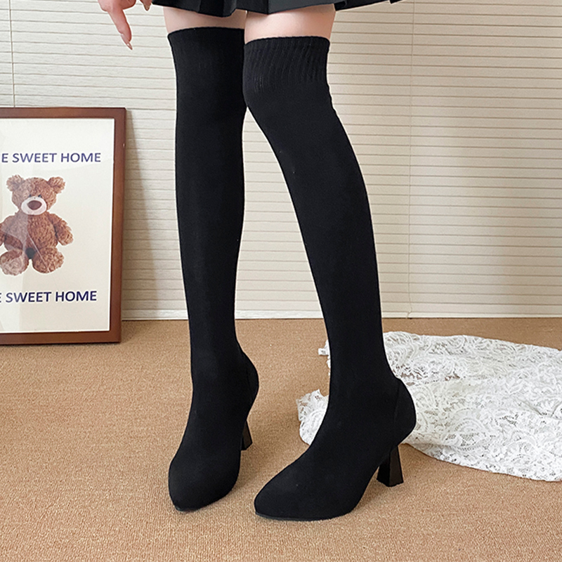 High Heels Women's Sock Boots  - Knee High Sock Women recensione e prezzo
