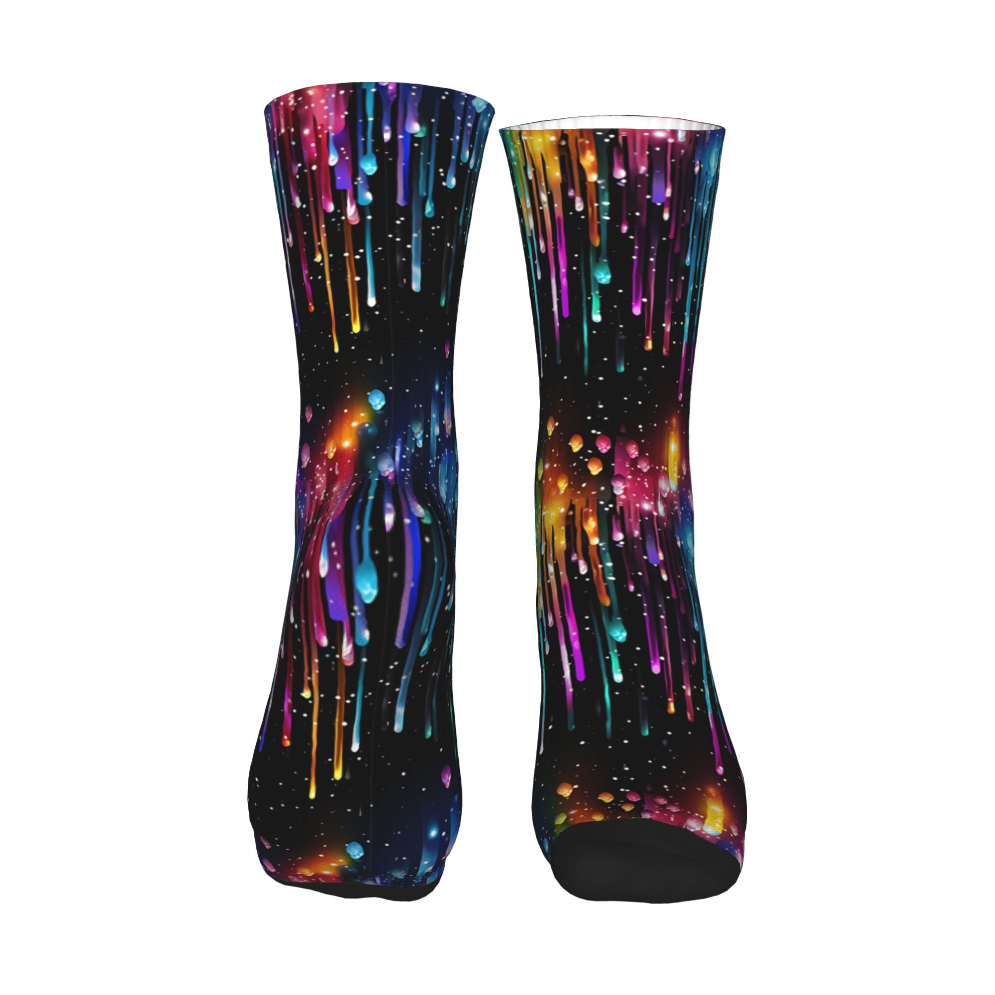 Cute Men's Dripping Rainbow Li - Dress Sock Men recensione e prezzo