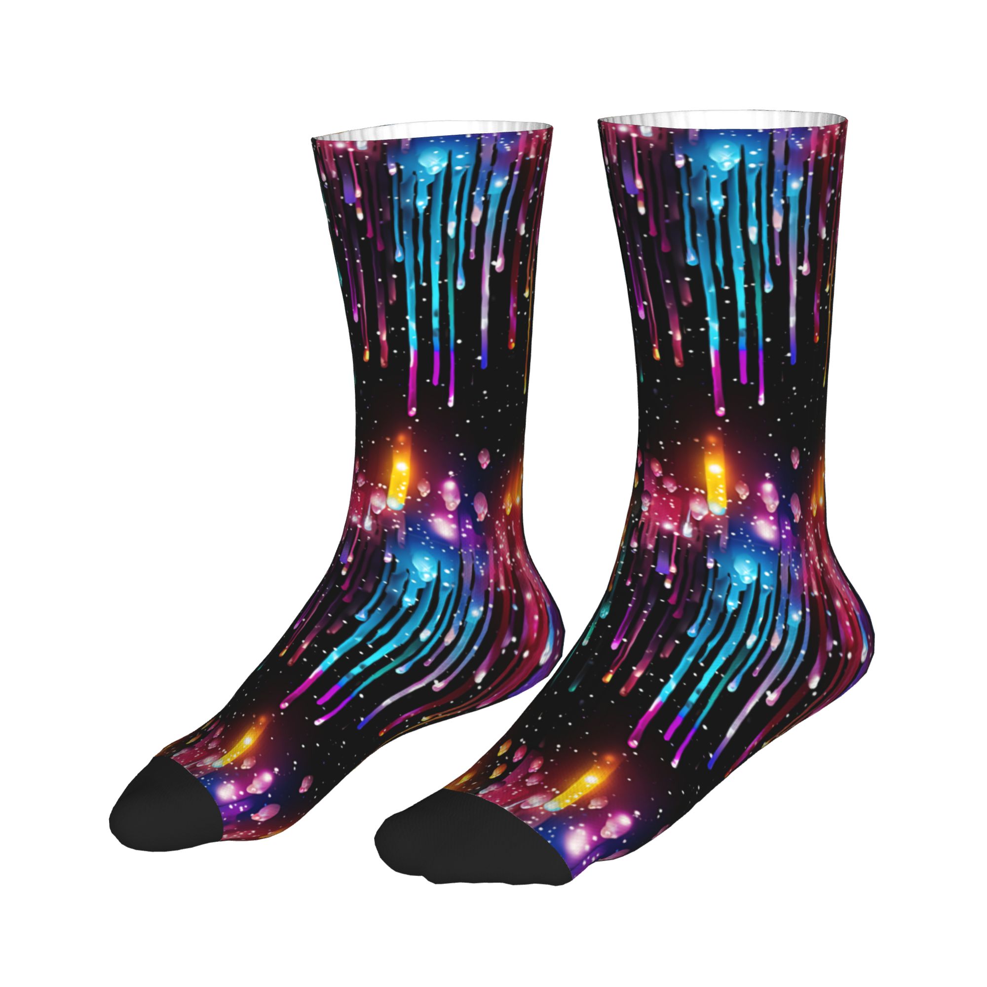 Cute Men's Dripping Rainbow Li - Dress Sock Men recensione e prezzo