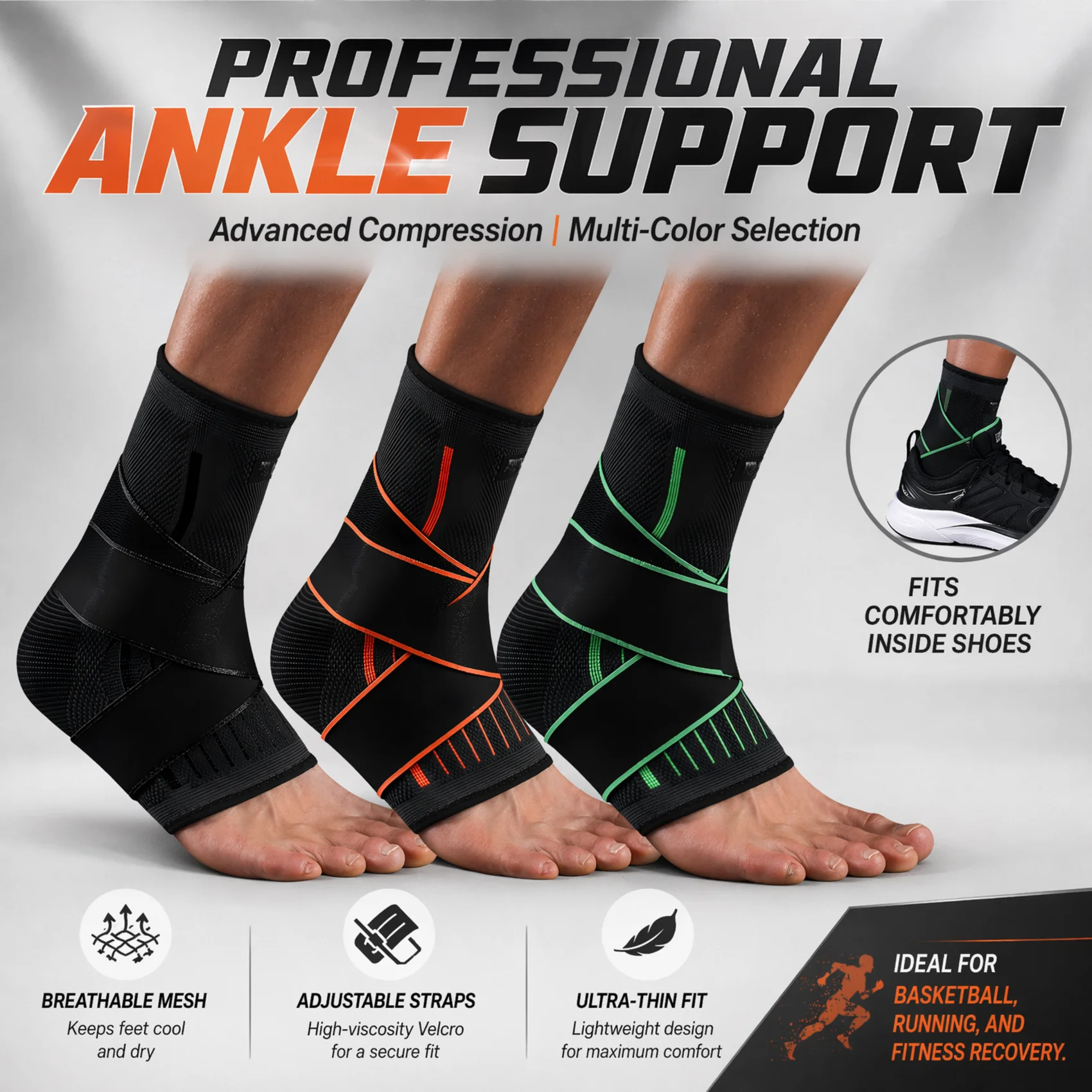 Breathable Compression Ankle B - Ankle Brace Sock recensione e prezzo