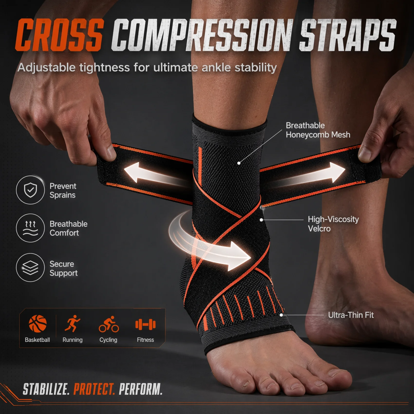 Breathable Compression Ankle B - Ankle Brace Sock recensione e prezzo