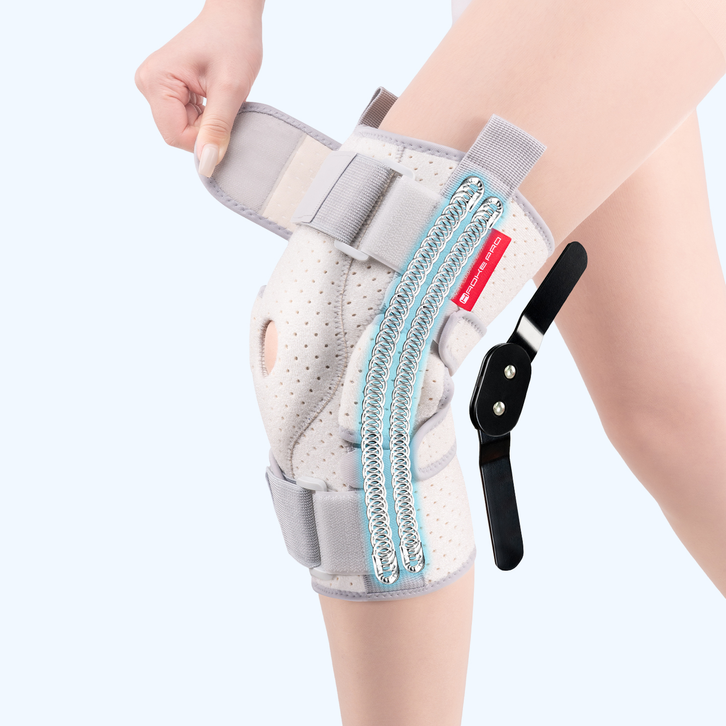 Adjustable knee sleeve with la - Compression Sleeve Calf recensione e prezzo