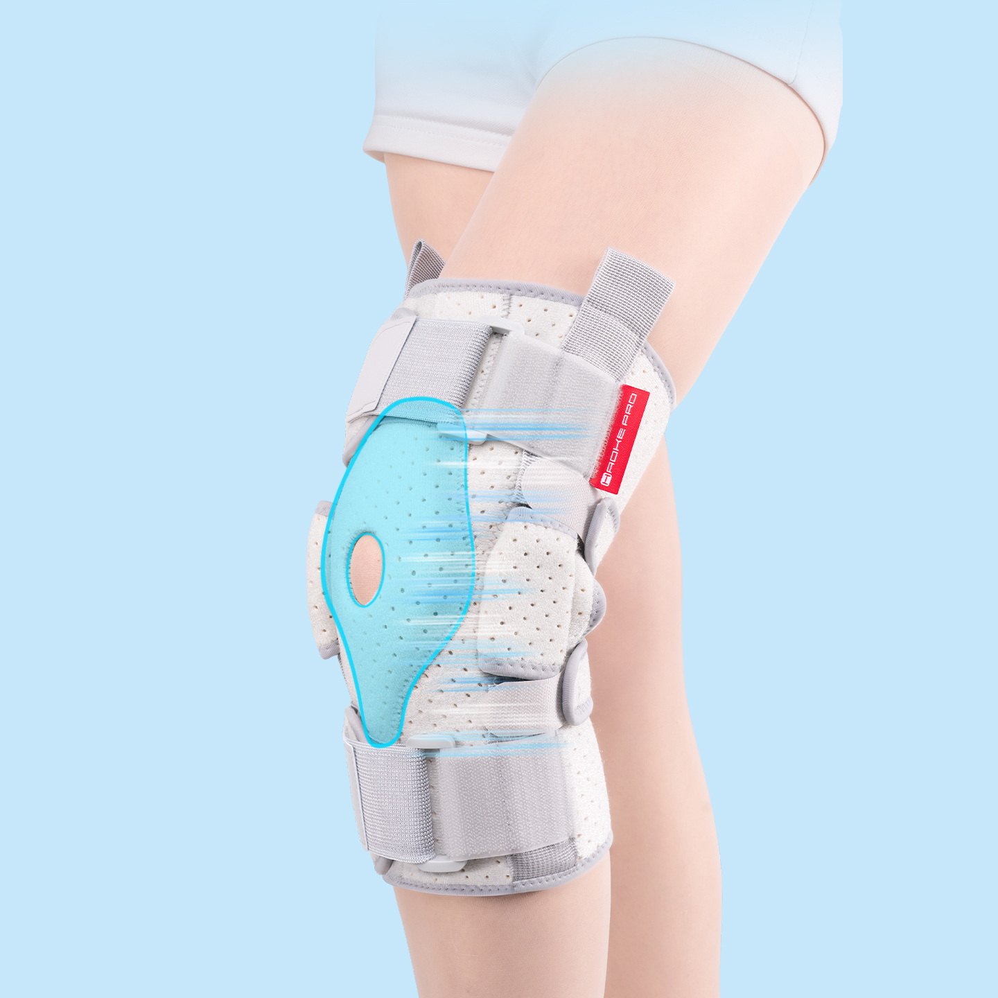 Adjustable knee sleeve with la - Compression Sleeve Calf recensione e prezzo