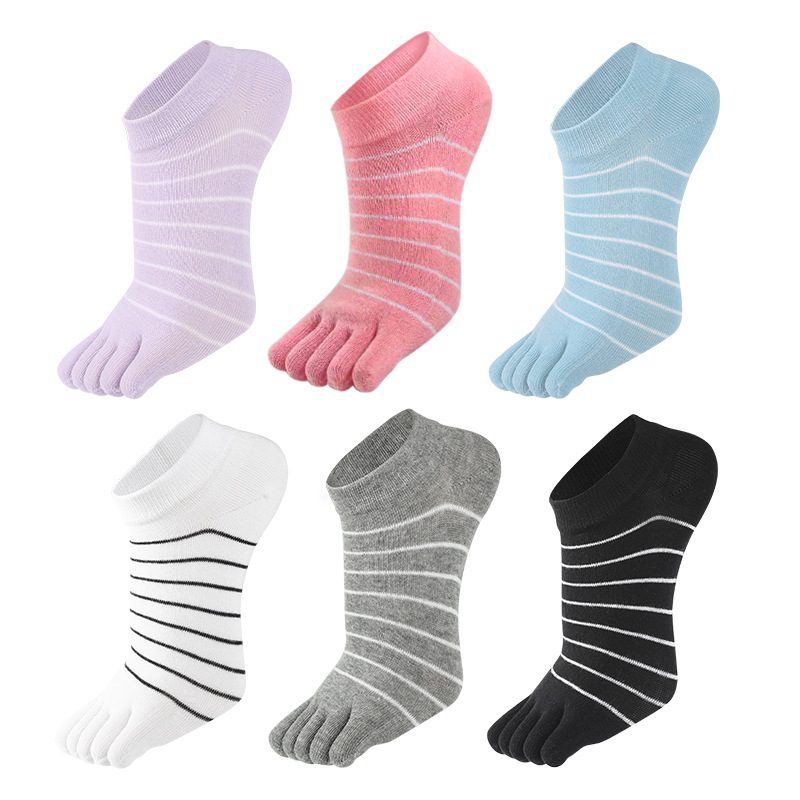 1/5 Pairs Women Striped Five T - Ankle Sock Low Cut recensione e prezzo