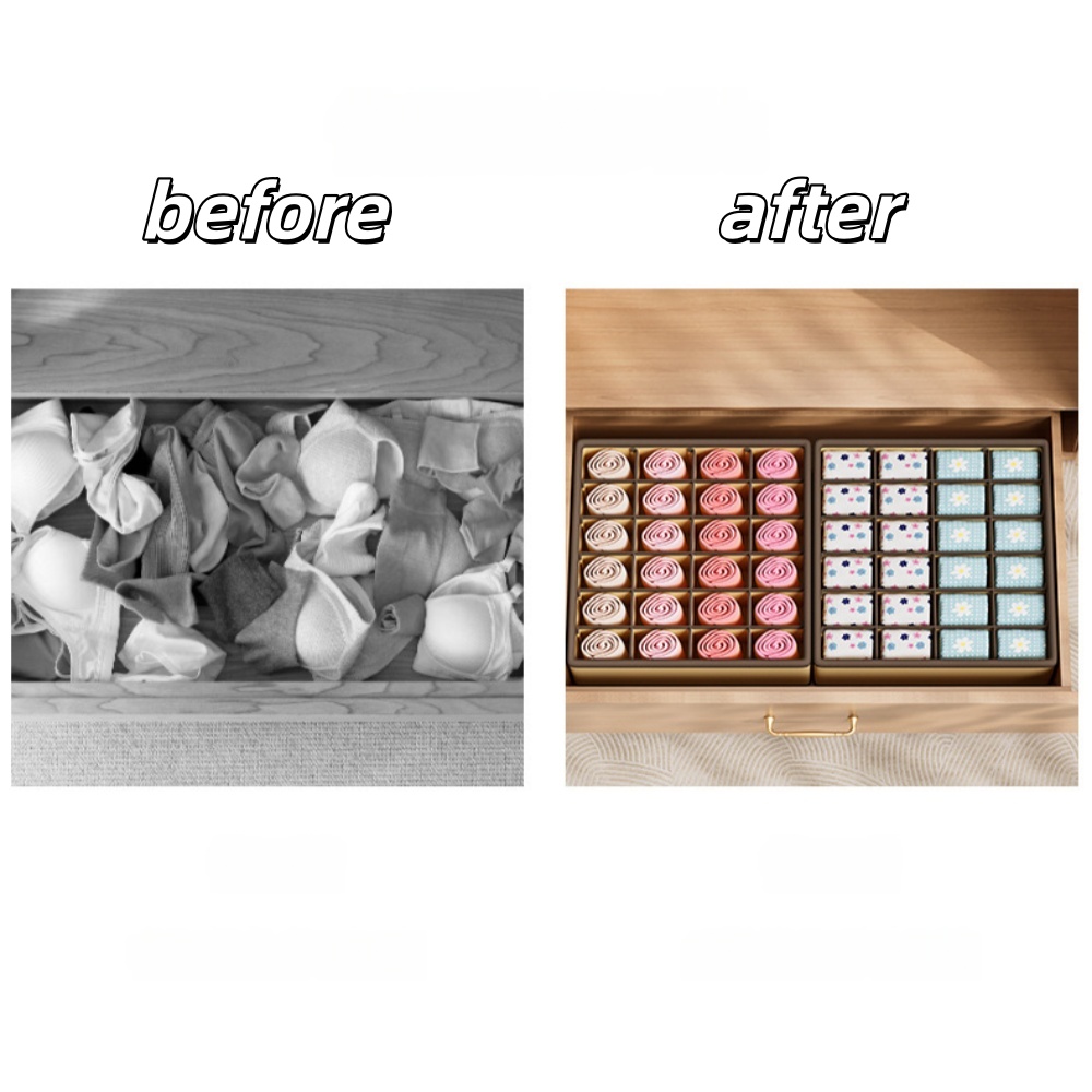 1pc 24grids Cabinet Underwear  - Sock Organizer Tray recensione e prezzo