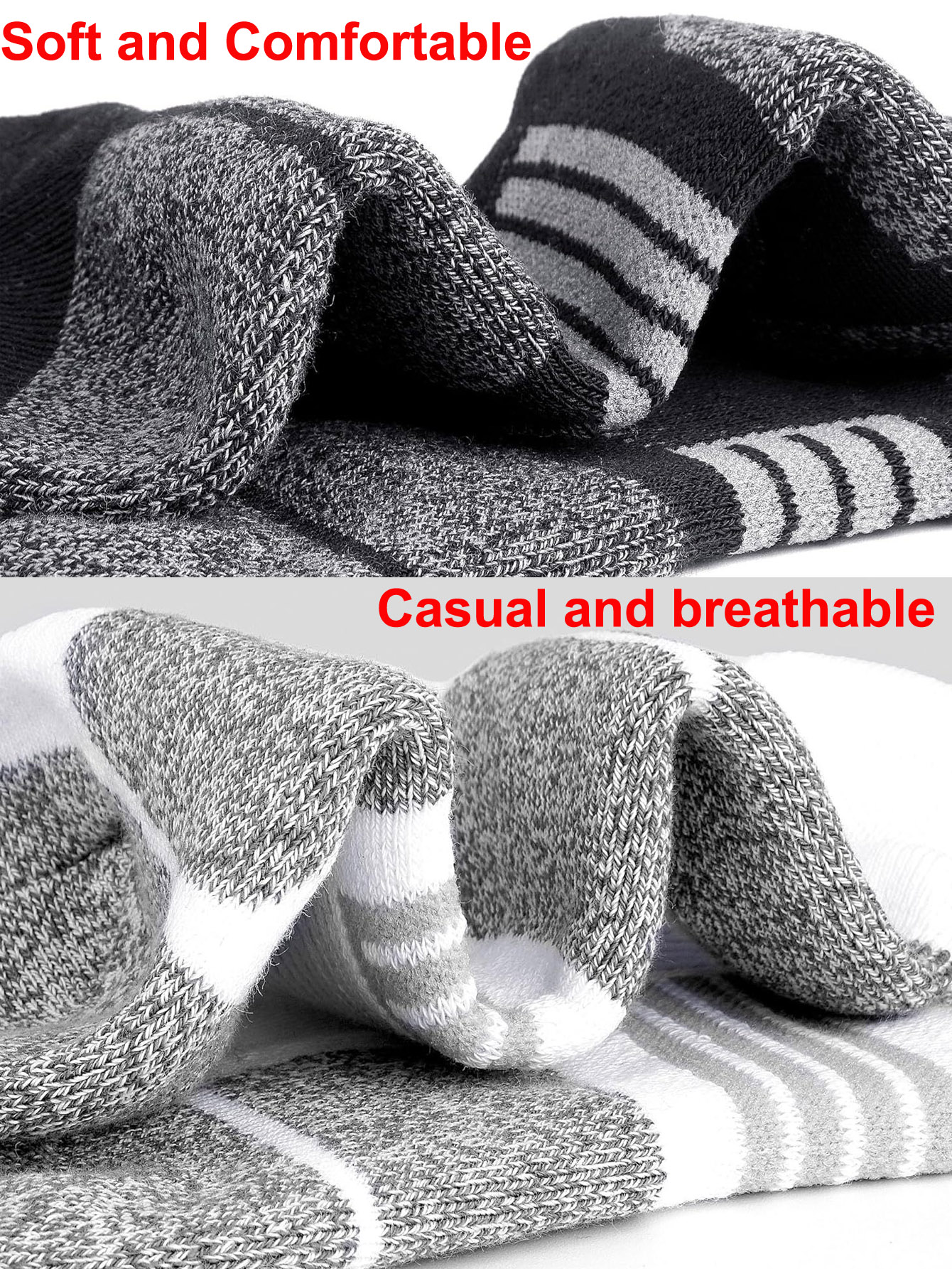 Men's Ankle Socks 6/12 Pairs B - Ankle Sock Low Cut recensione e prezzo