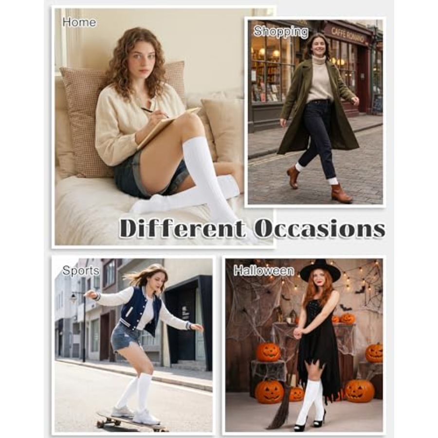 Justay 3 Pairs Womens Knee Hig - Boot Sock Slouchy recensione e prezzo