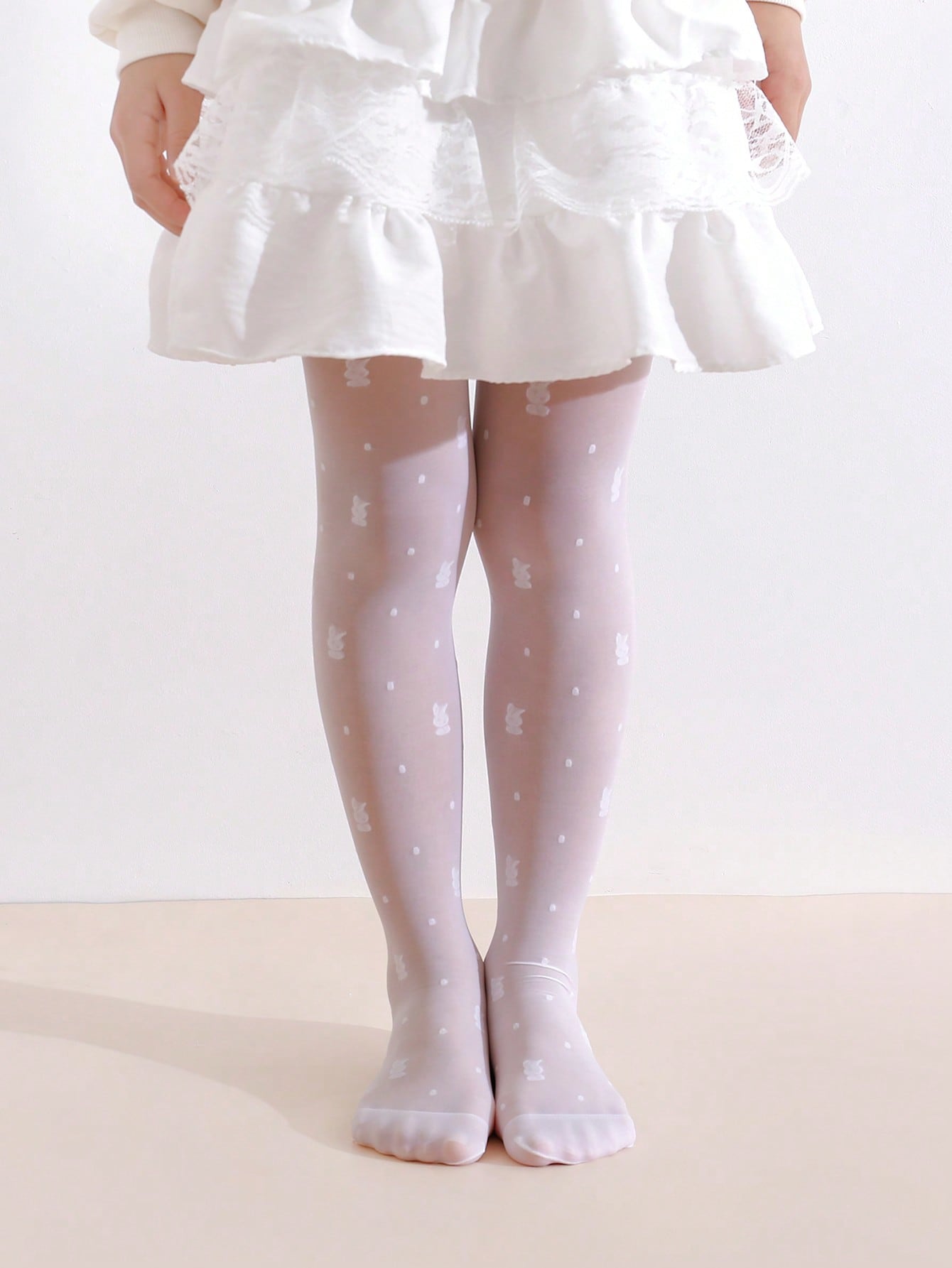 2Pack Toddler Girl Rabbit Prin - Tights Pantyhose Sheer recensione e prezzo