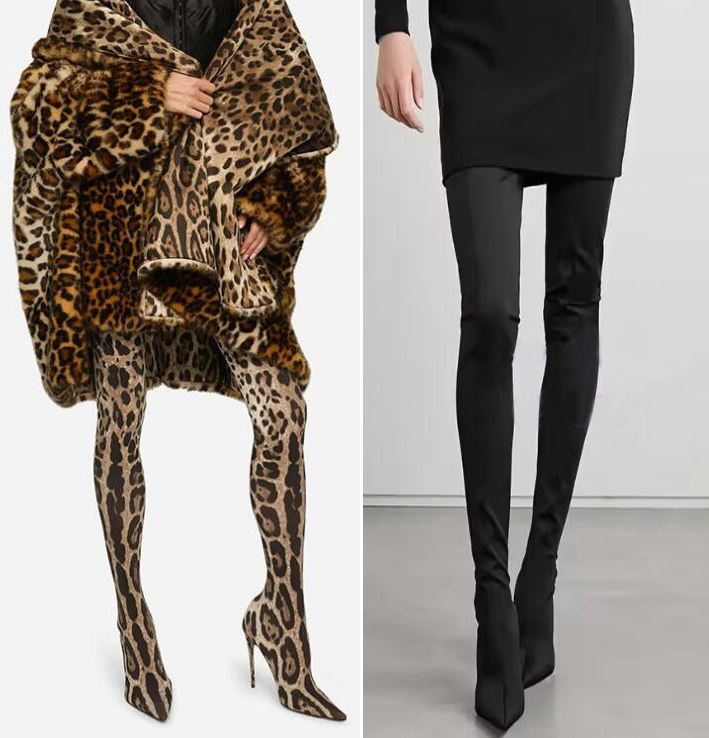 Sexy Leopard Over-the-Knee Str - Knee High Sock Women recensione e prezzo