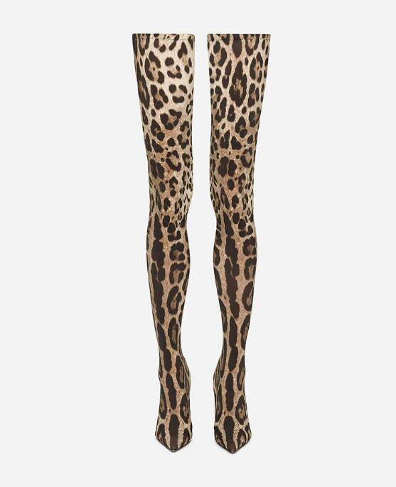 Sexy Leopard Over-the-Knee Str - Knee High Sock Women recensione e prezzo