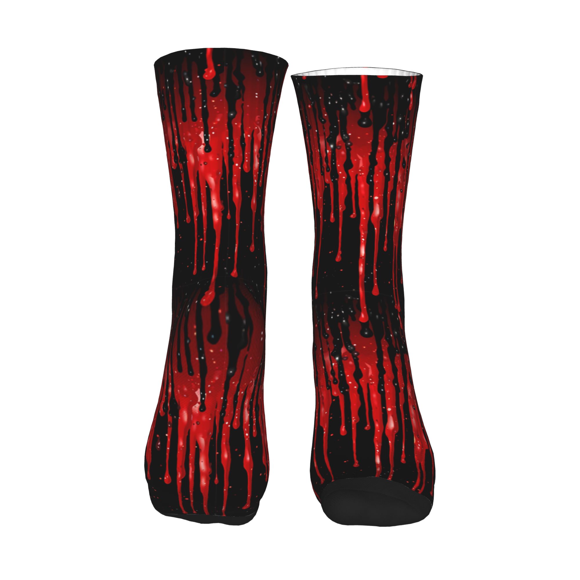 Dripping Red Liquid Pattern  M - Dress Sock Men recensione e prezzo
