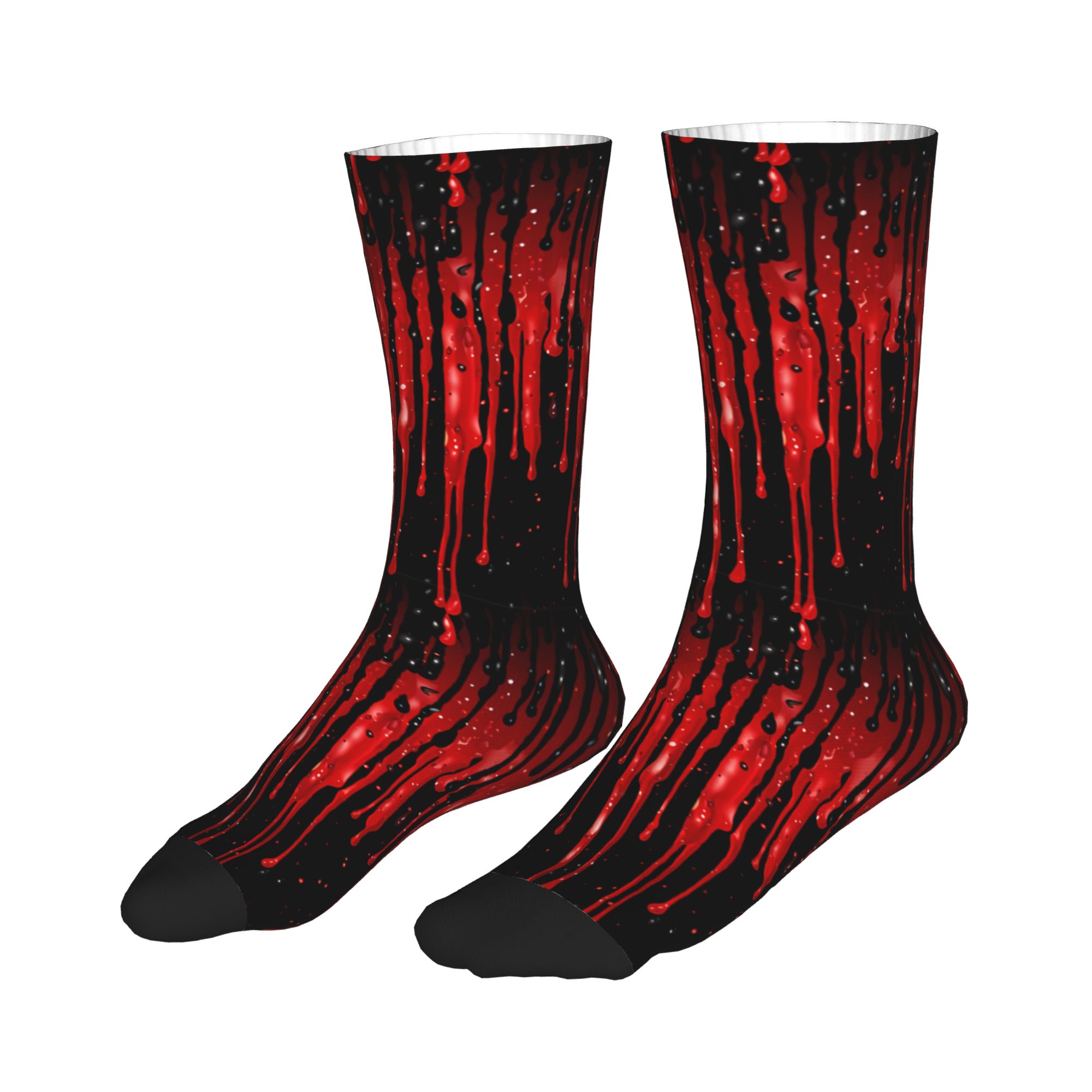 Dripping Red Liquid Pattern  M - Dress Sock Men recensione e prezzo
