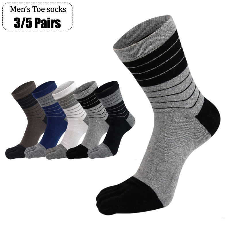 3/5 Pairs Men Five Toe Crew So - Toe Sock Split recensione e prezzo
