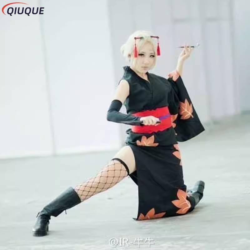Tsukuyo Cosplay Costume Wig Ku - Fishnet Stocking Women recensione e prezzo