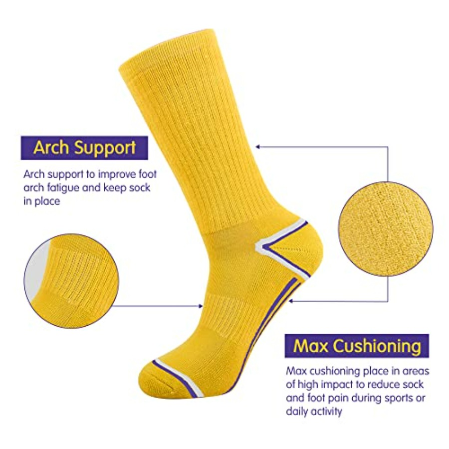 Mens 6 Pack Athletic Performan - Athletic Sock Cushion recensione e prezzo
