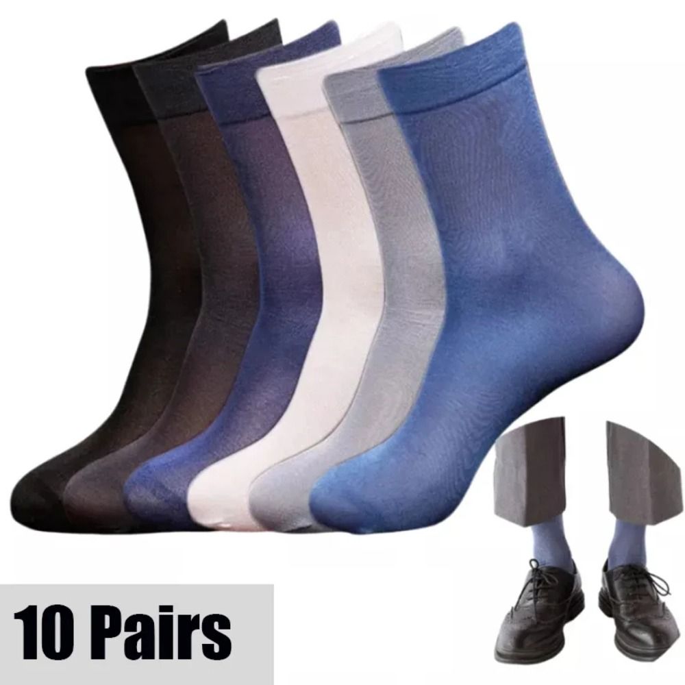 10pairs Fashion Breathable Men - Silk Sock Bamboo recensione e prezzo