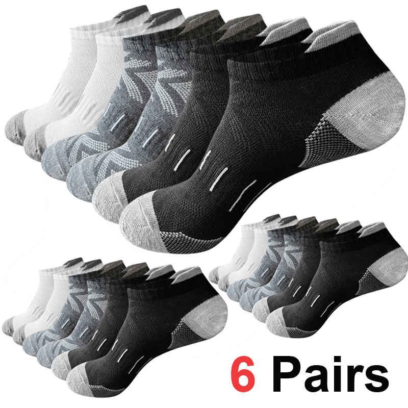 6Pairs Men's Arrow Print Ankle - Athletic Sock Cushion recensione e prezzo