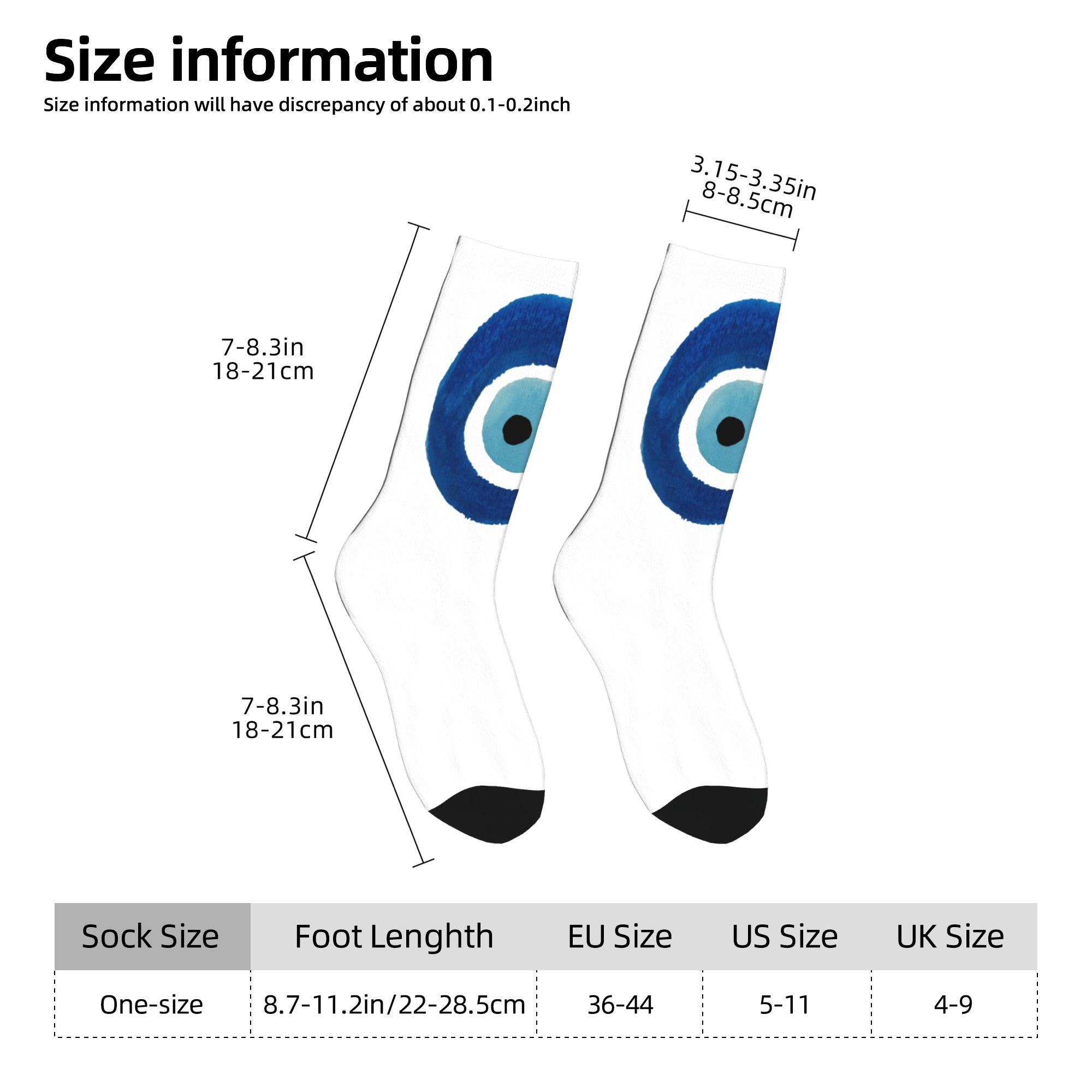Custom Watercolor Evil Eye Naz - Dress Sock Men recensione e prezzo