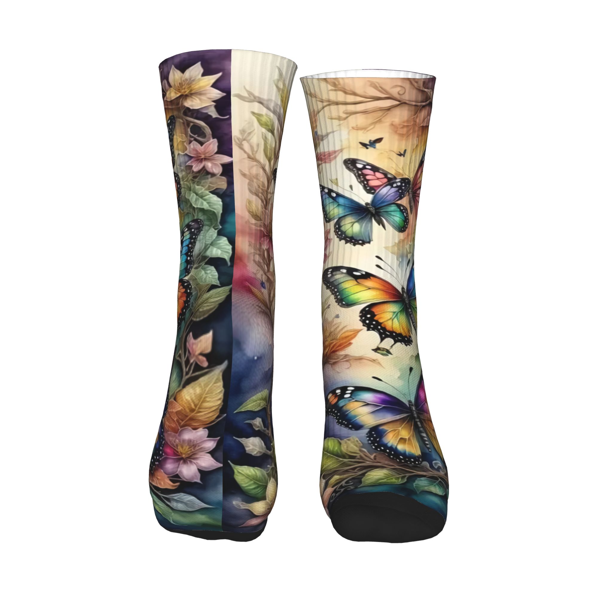 Colorful Butterflies and Flowe - Dress Sock Men recensione e prezzo