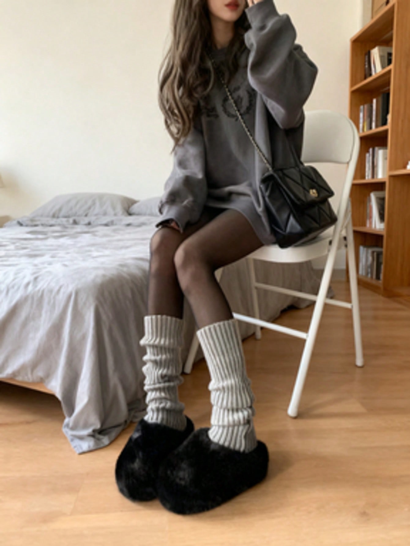 2pcs 70cm Extended Leg Warmers - Boot Sock Slouchy recensione e prezzo