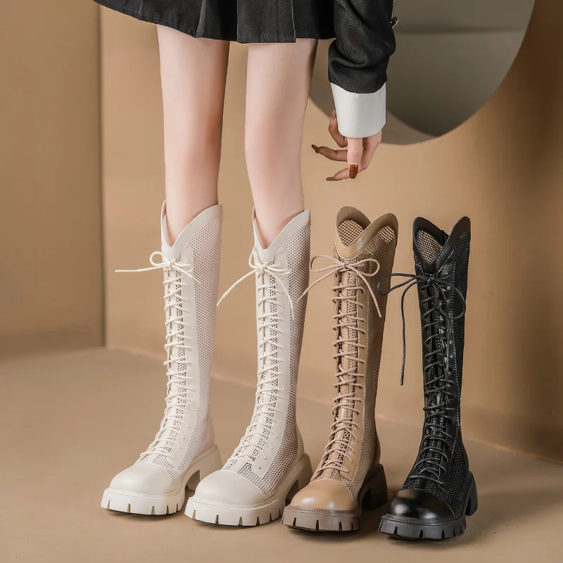 Women Summer Knee-high Mesh Hi - Knee High Sock Women recensione e prezzo