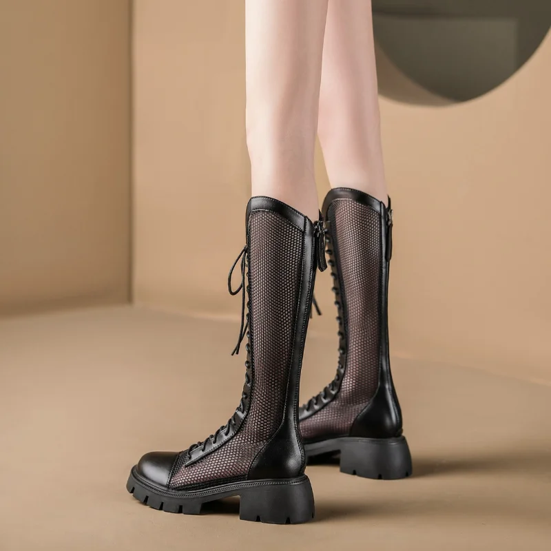 Women Summer Knee-high Mesh Hi - Knee High Sock Women recensione e prezzo