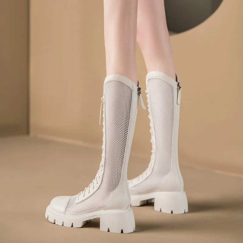 Women Summer Knee-high Mesh Hi - Knee High Sock Women recensione e prezzo