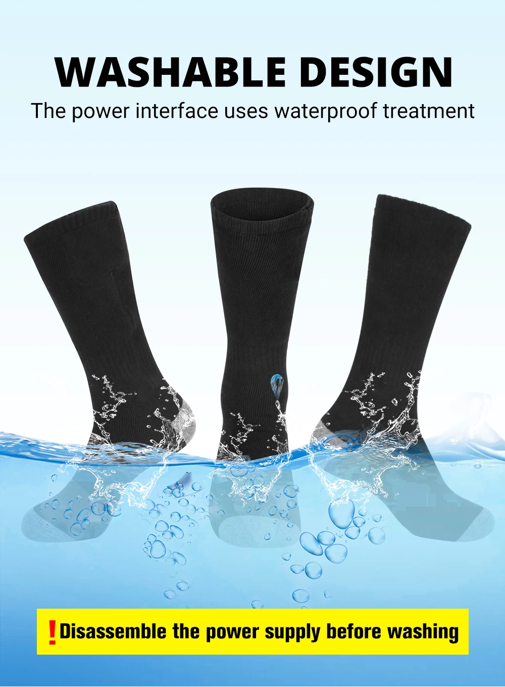 Heating Socks 6000mah Battery  - Thermal Sock Winter recensione e prezzo