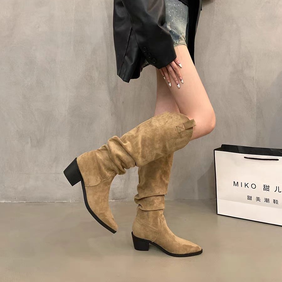 Long boots 2026 French retro c - Knee High Sock Women recensione e prezzo