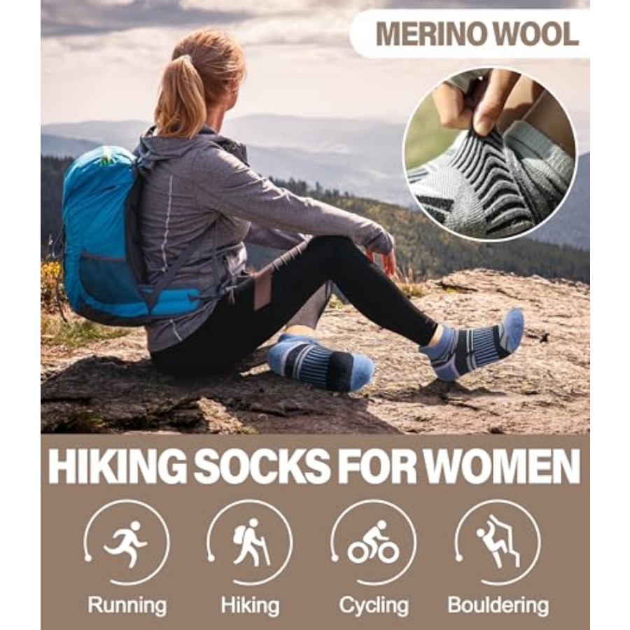 LANLEO Merino Wool Ankle Runni - Wool Hiking Sock recensione e prezzo
