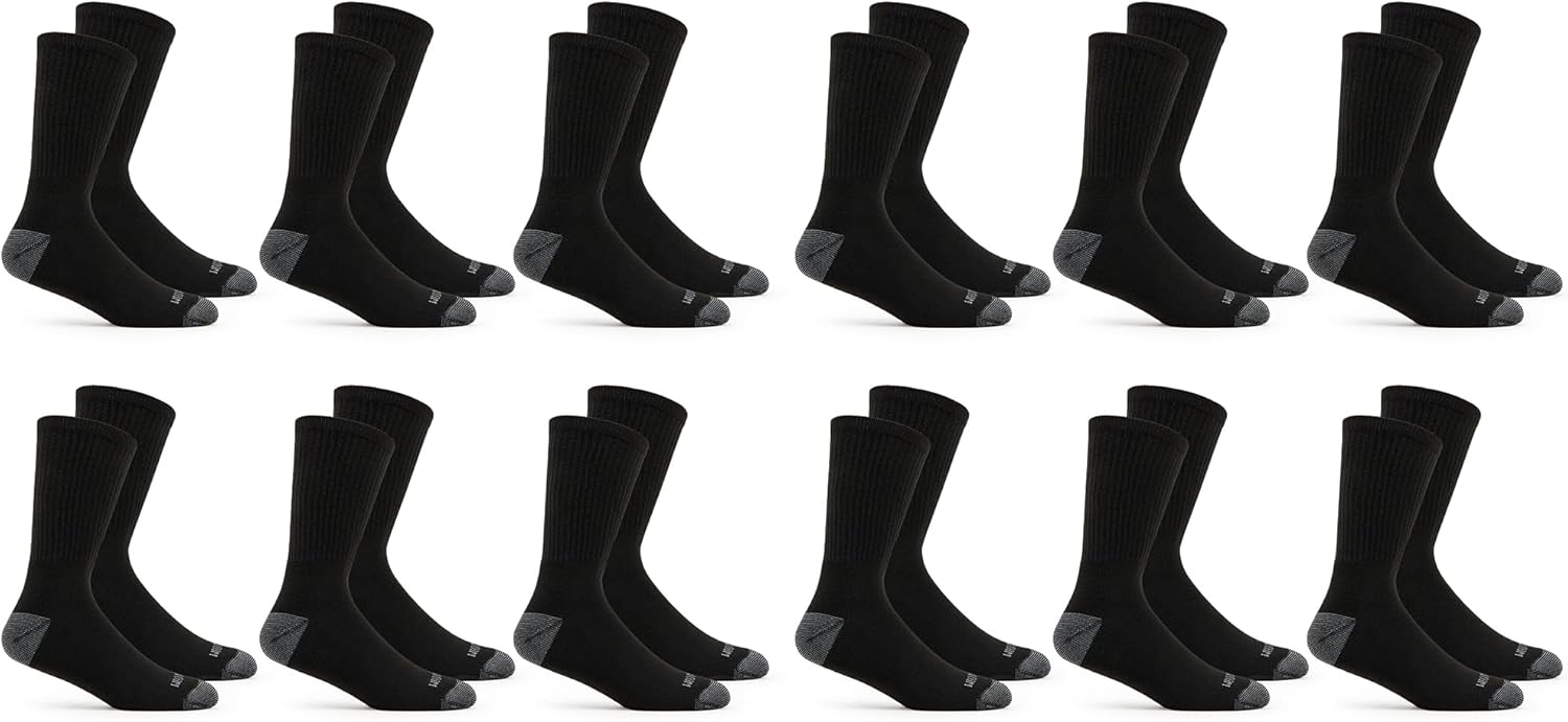 Men's Dual Defense Crew Socks  - Cotton Crew Sock Pack recensione e prezzo